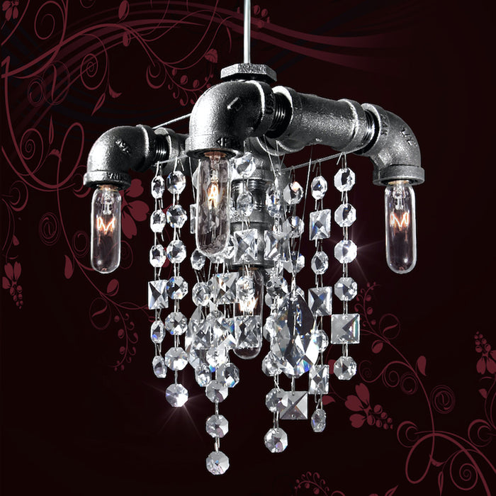 Tribeca Compact Chandelier Pendant (5 Bulb)