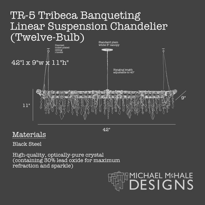 Tribeca Banqueting Chandelier (12 Bulb)