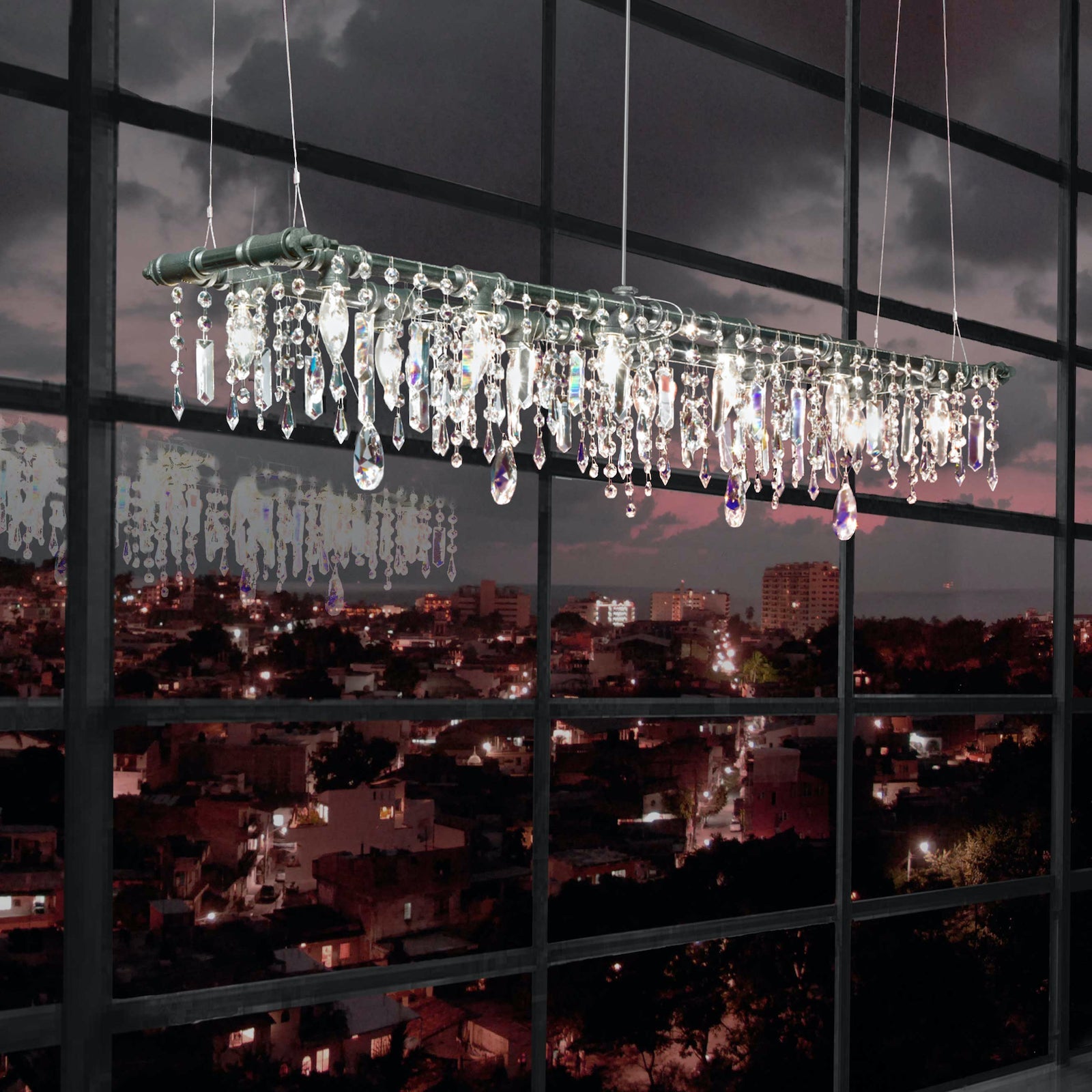 Tribeca Banqueting Chandelier (12 Bulb) - Michael McHale Designs