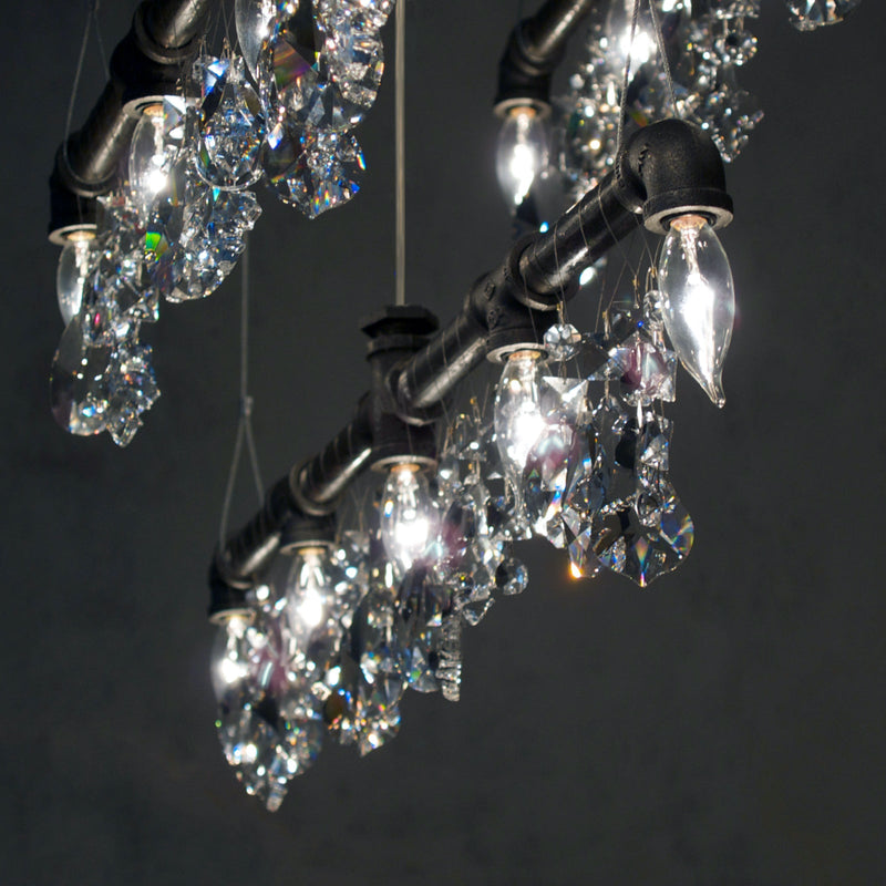 Tribeca Bar Chandelier Linear Suspension (42") - Michael McHale Designs