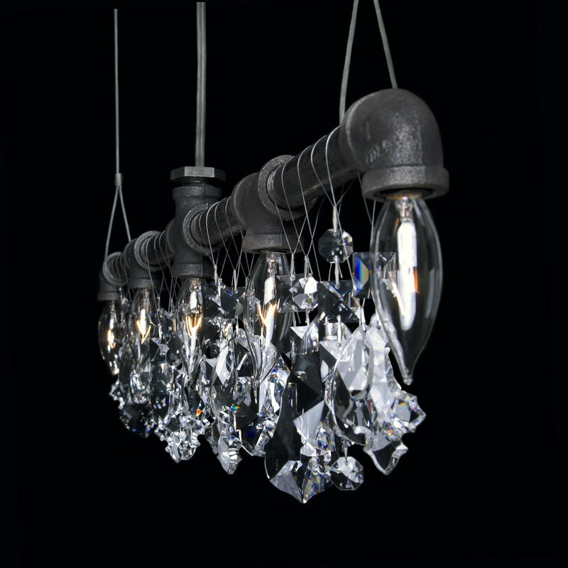 Tribeca Bar Chandelier Linear Suspension (42") - Michael McHale Designs