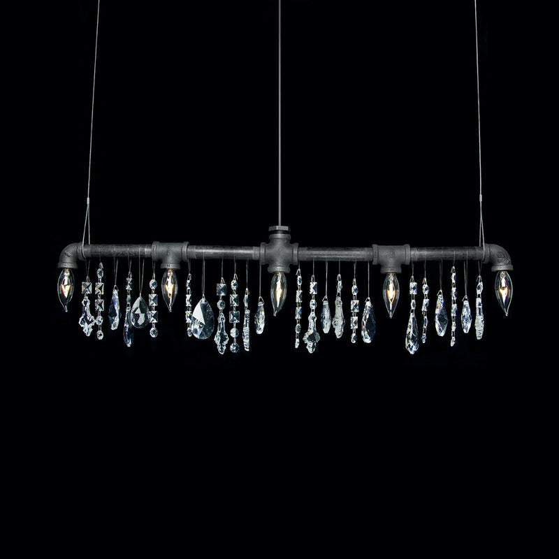 Tribeca Bar Chandelier Linear Suspension (42") - Michael McHale Designs