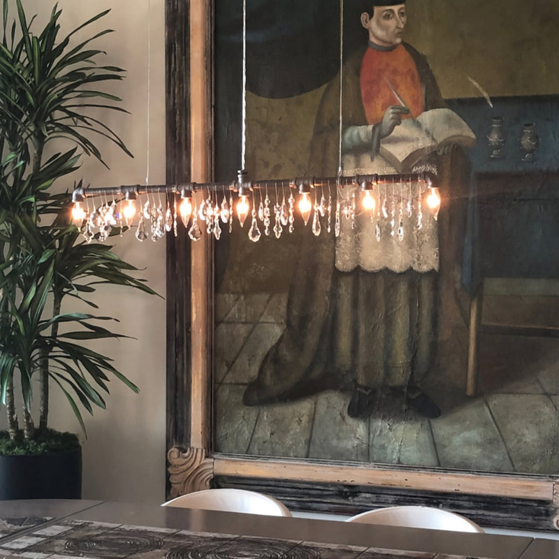 Tribeca Bar Chandelier Linear Suspension (42") - Michael McHale Designs