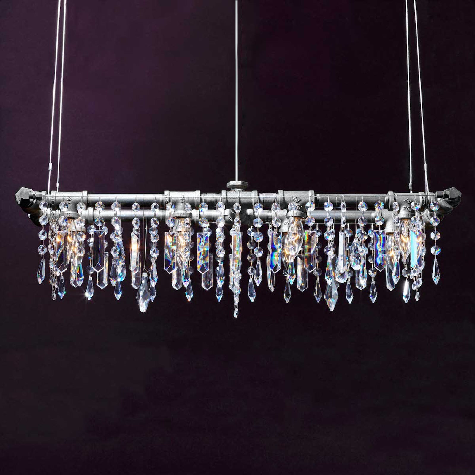 Tribeca Mini - Banqueting Chandelier (8 - Bulb) - Michael McHale Designs